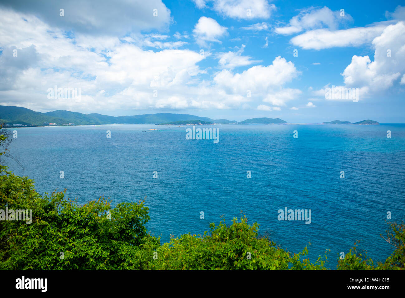 Coast Landscape, Sanya, Hainan Province, China, a Tropical Tourism Paradise in Southeat Asia Stock Photo