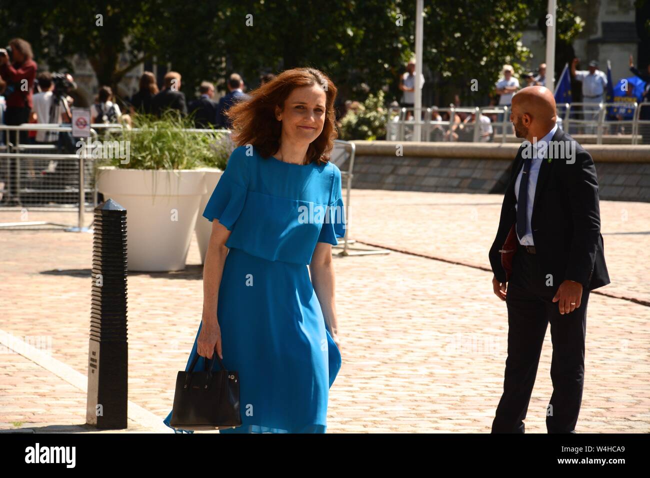 The Tory Leadership result at the QEII 23rd July 2019 & the attendees included the powerful and influential in the Tory Party & huge press coverage. Stock Photo