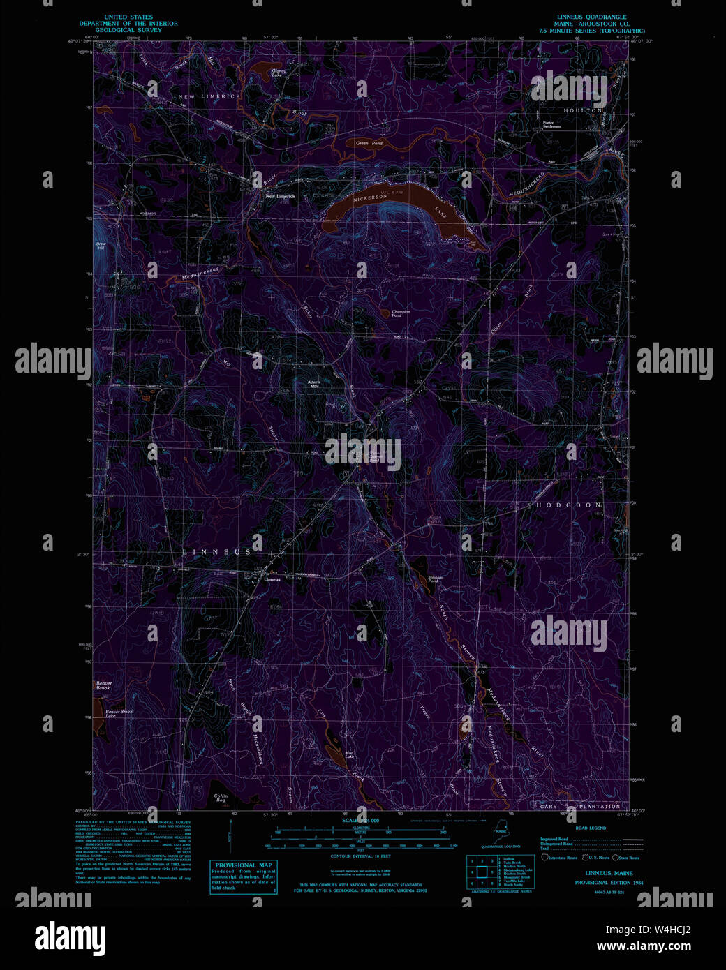 Linneus map hires stock photography and images Alamy
