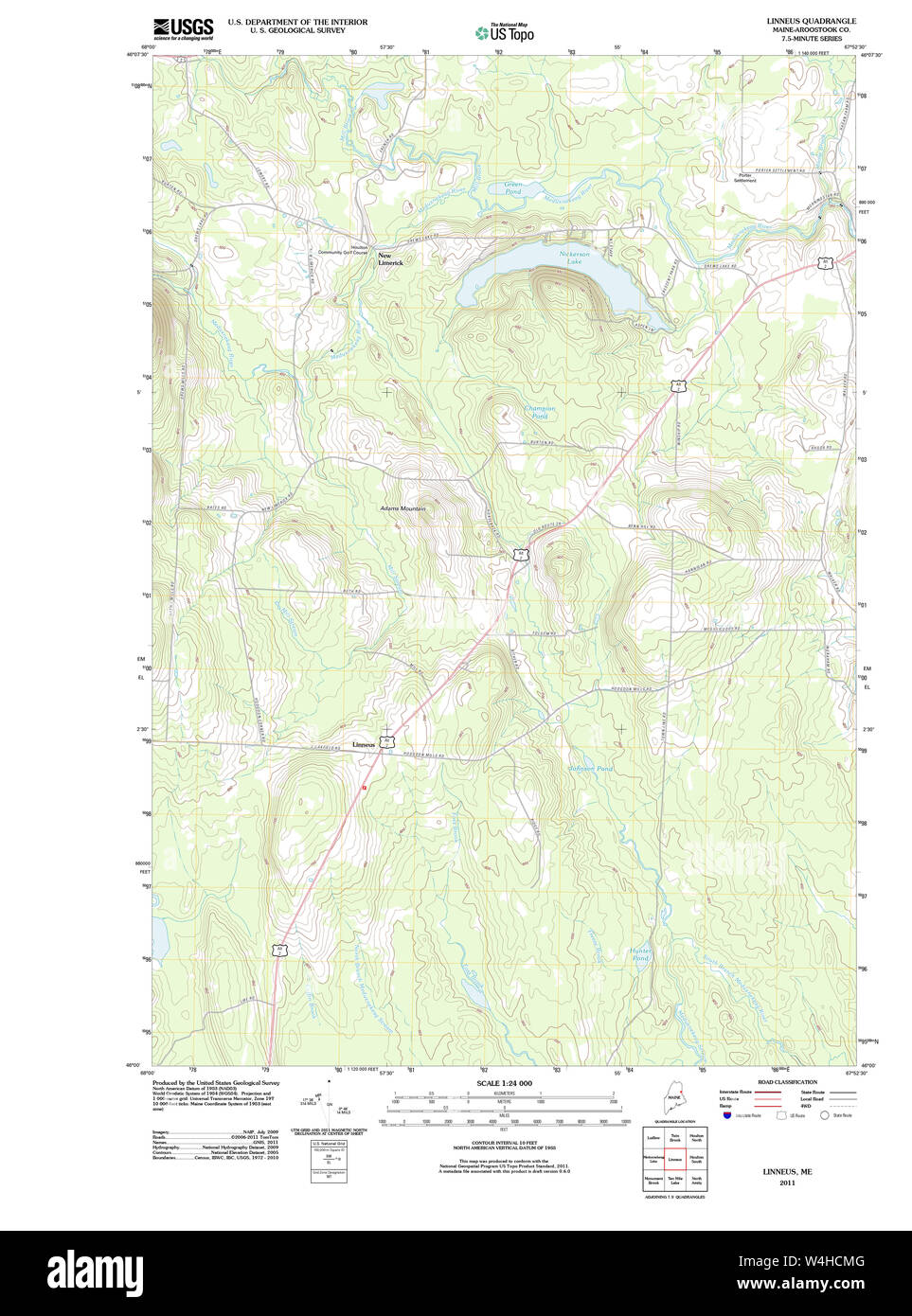 Linneus map hires stock photography and images Alamy