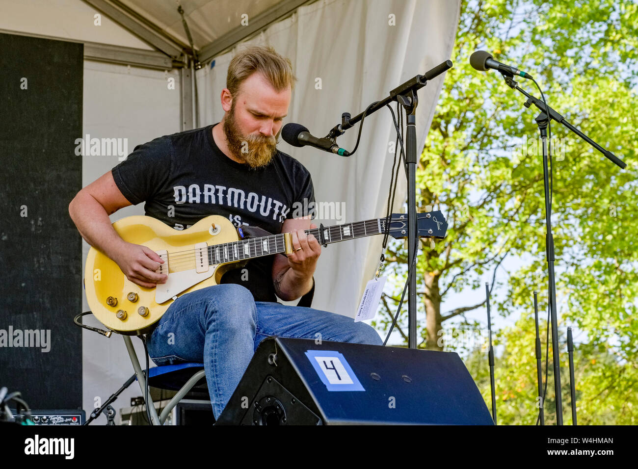 Joey Landreth, Vancouver Folk Music Festival, Vancouver, British Columbia,  Canada Stock Photo - Alamy