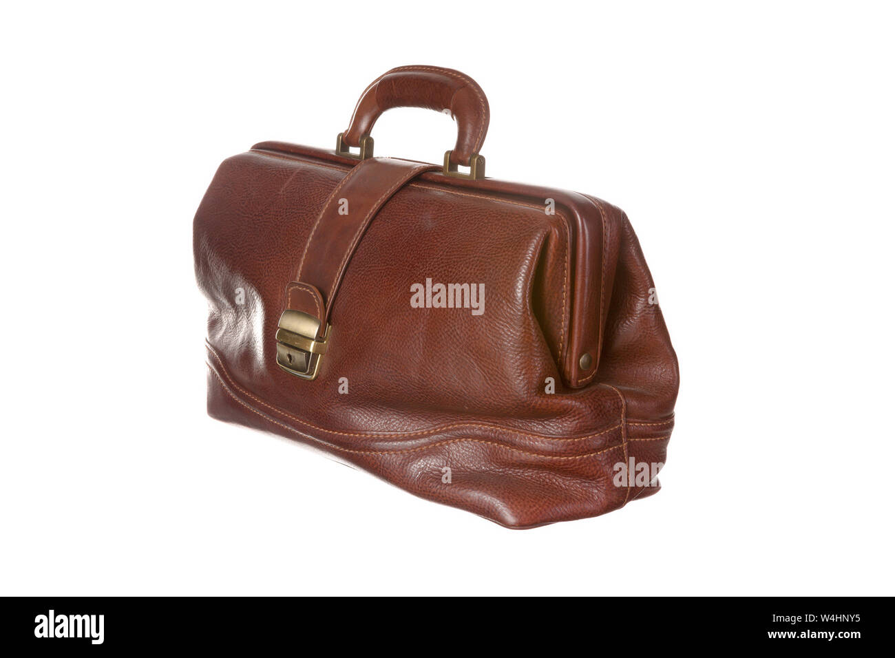 Old black leather doctors bag hi-res stock photography and images - Alamy