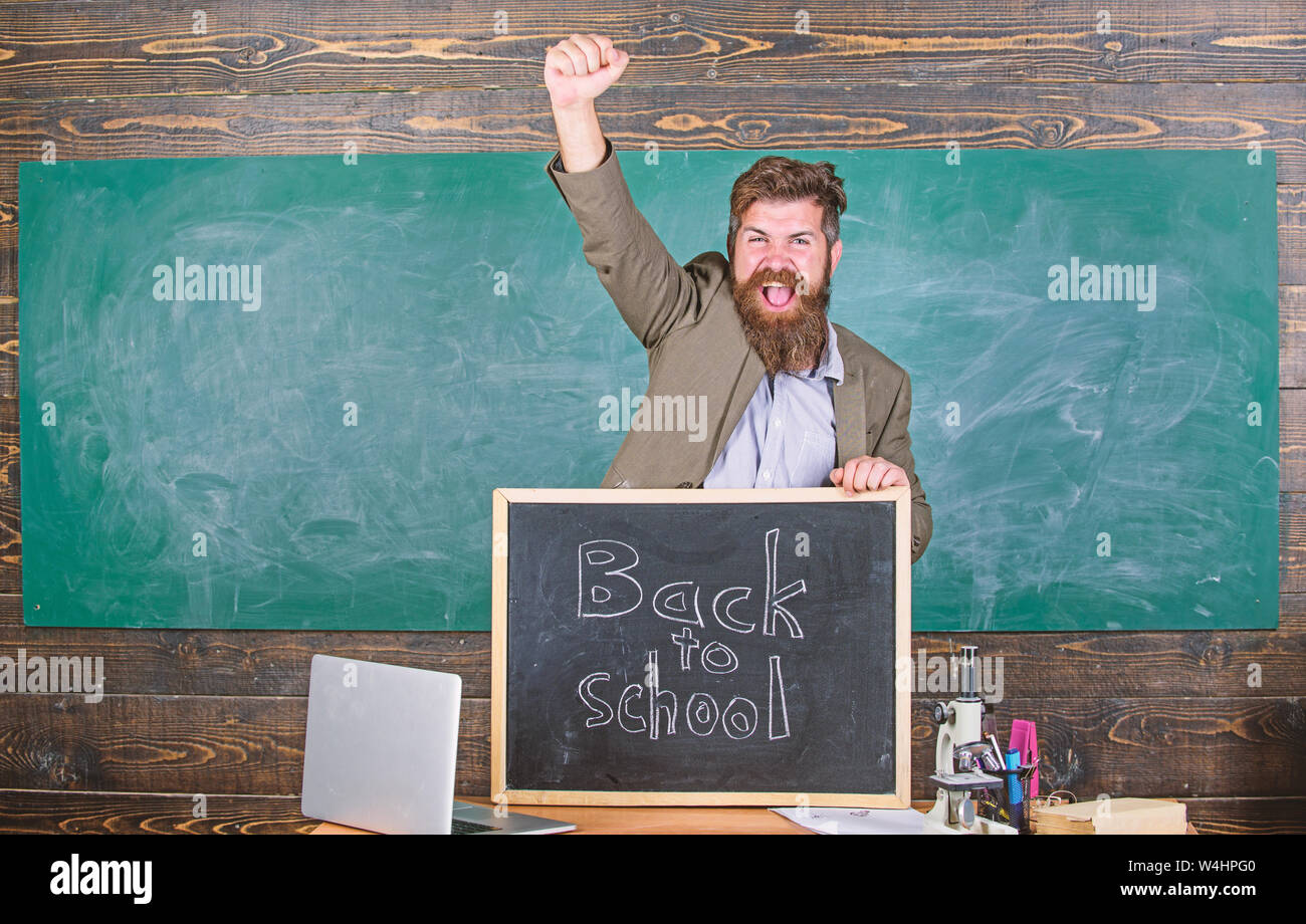 Hiring teachers for new school year. Back to school teachers