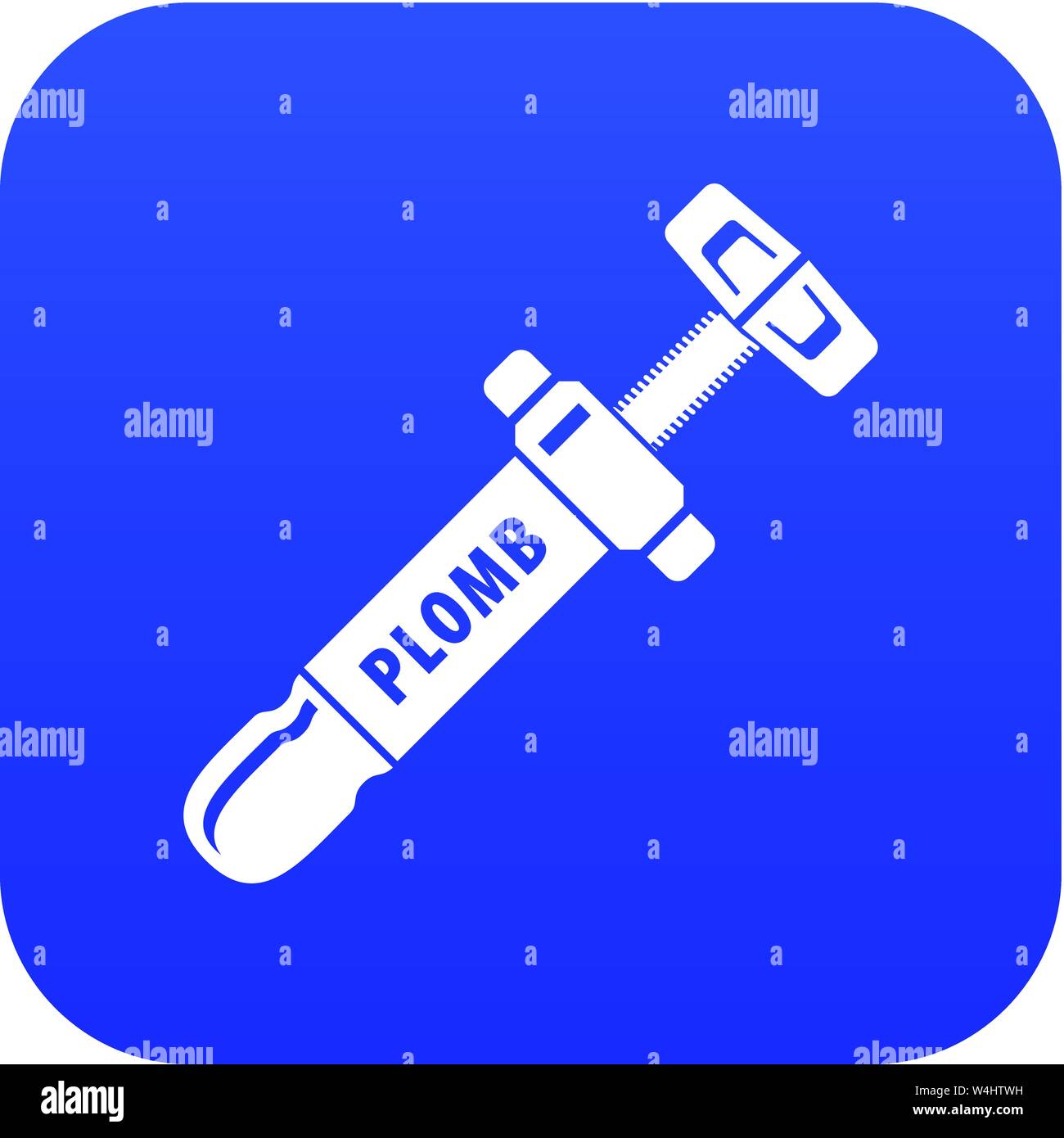 Tooth filling tool icon, simple black style Stock Vector Image & Art