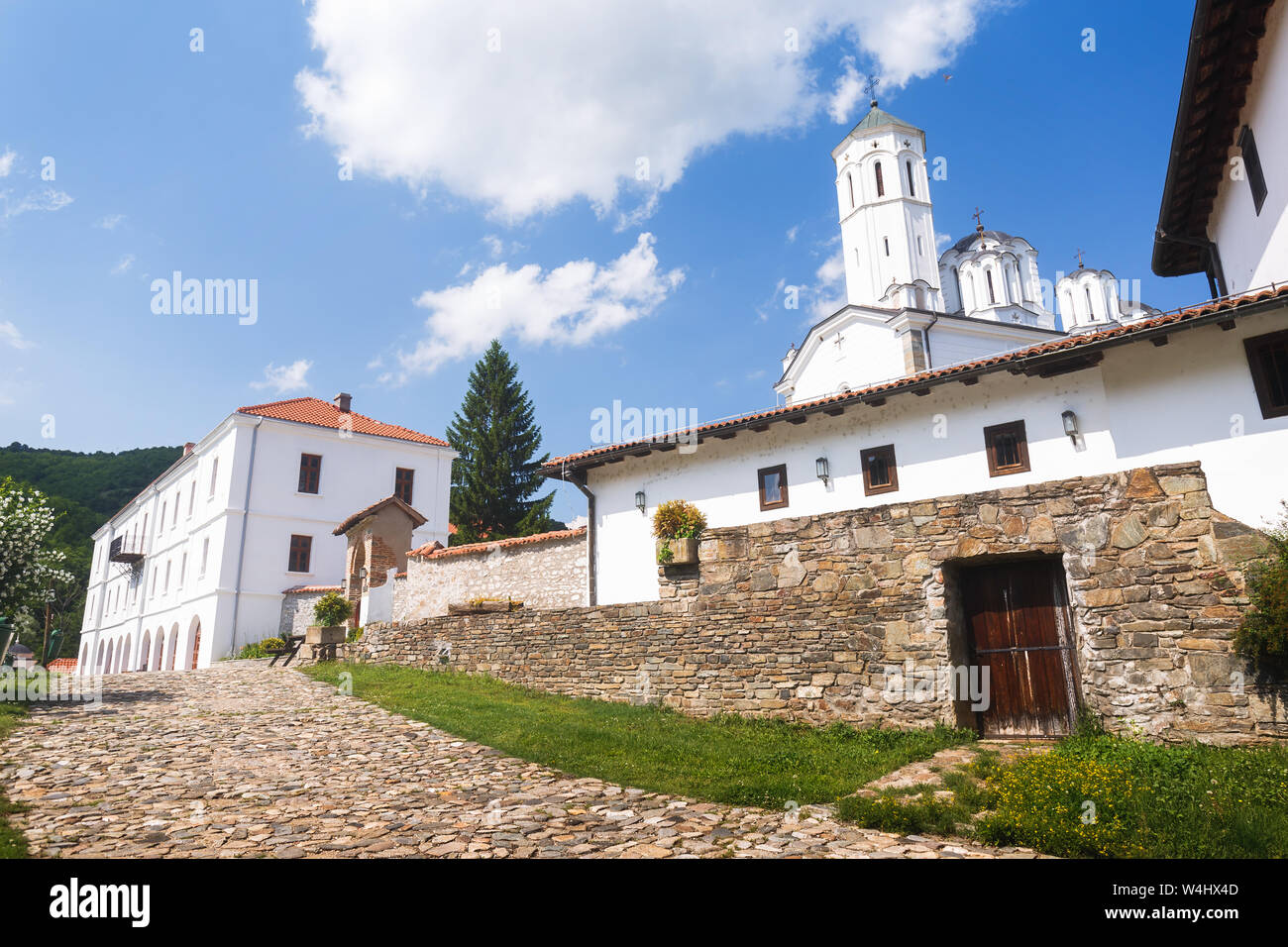 Saint Prohor of Pcinja Monastery, one of the oldest Serbian monasteries, 11th century Stock Photo
