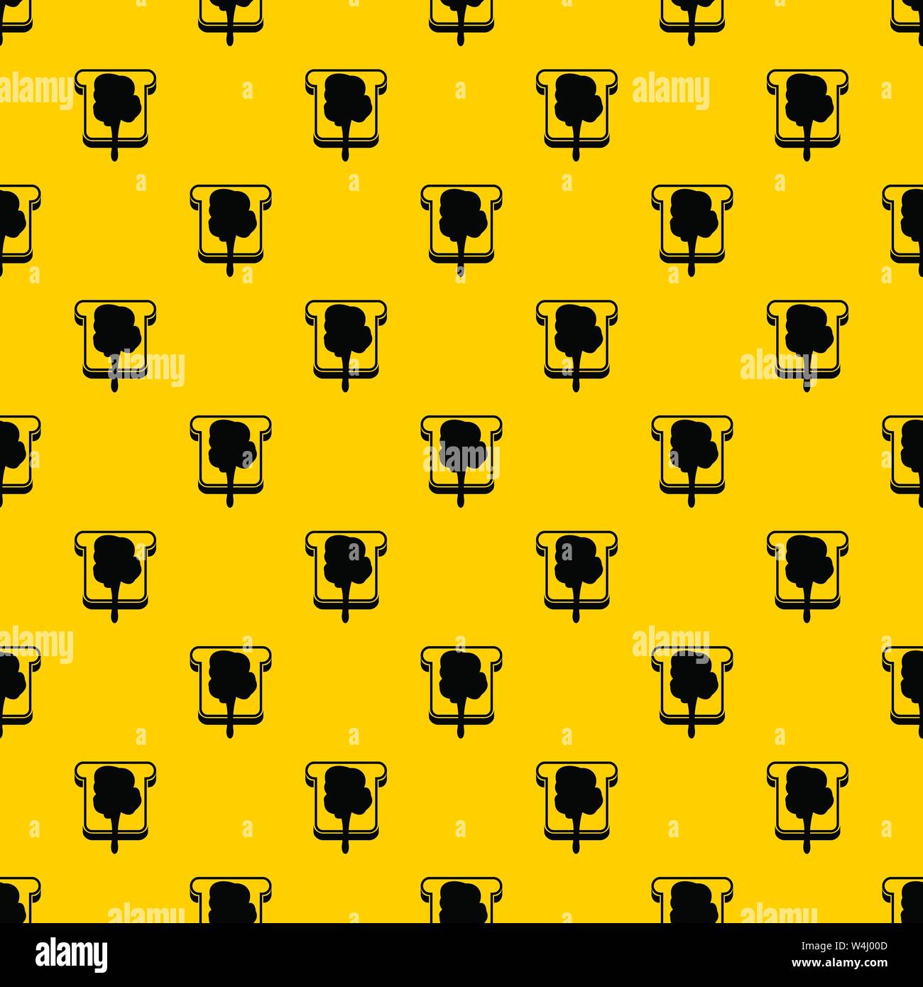 Bread pattern vector Stock Vector