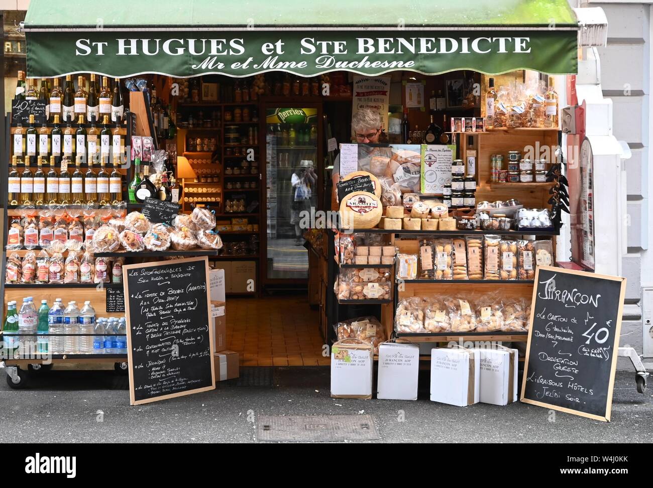 A shop in Lourdes, France Stock Photo Alamy