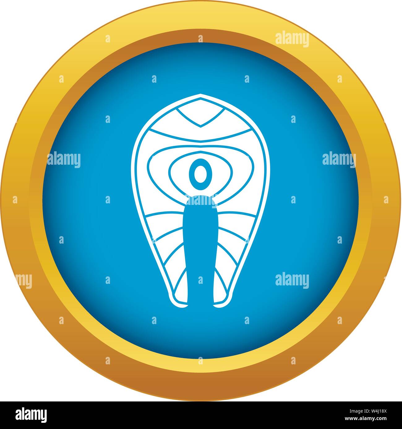 Salmon steak icon blue vector isolated Stock Vector Image & Art - Alamy