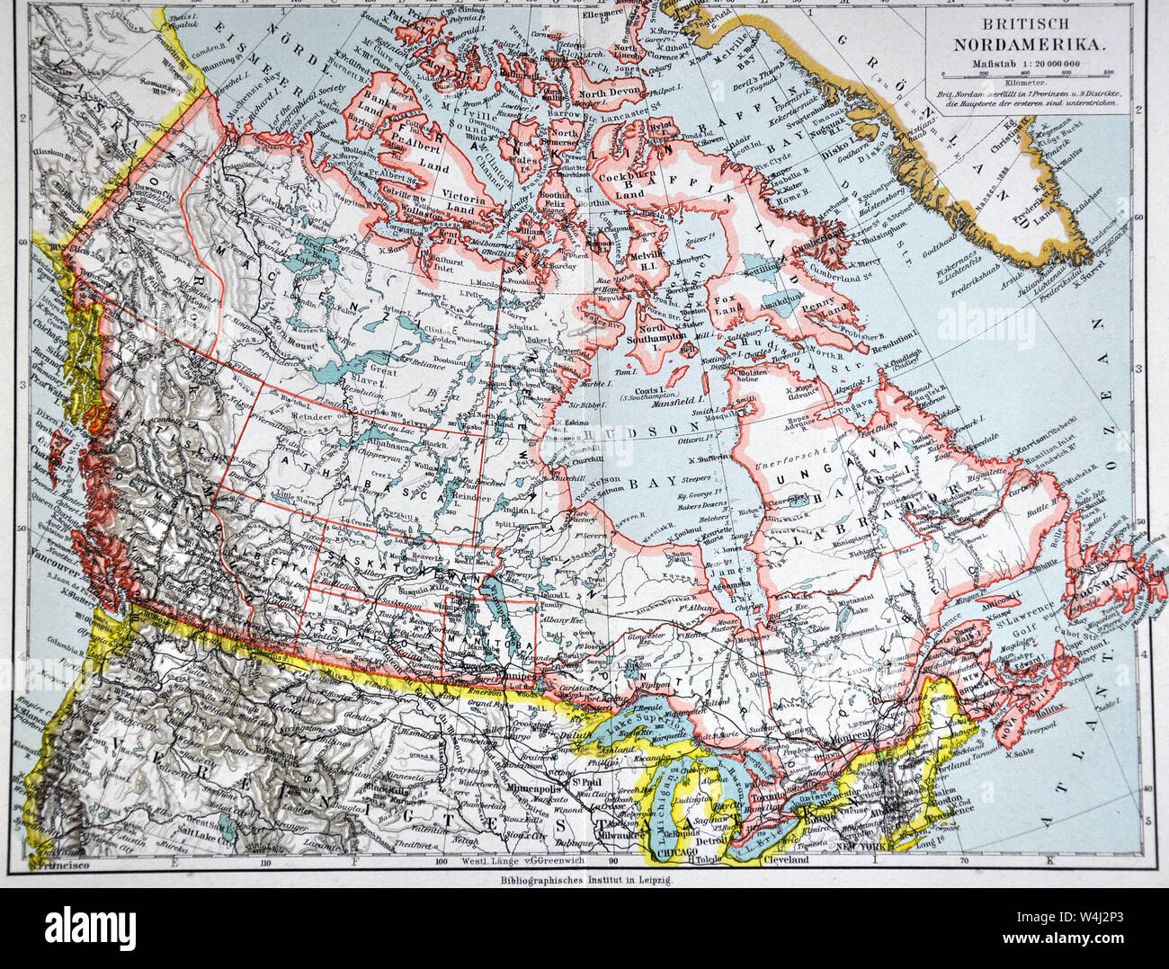 Meyer Map Races 1900 Meyer Map Stock Photo - Alamy
