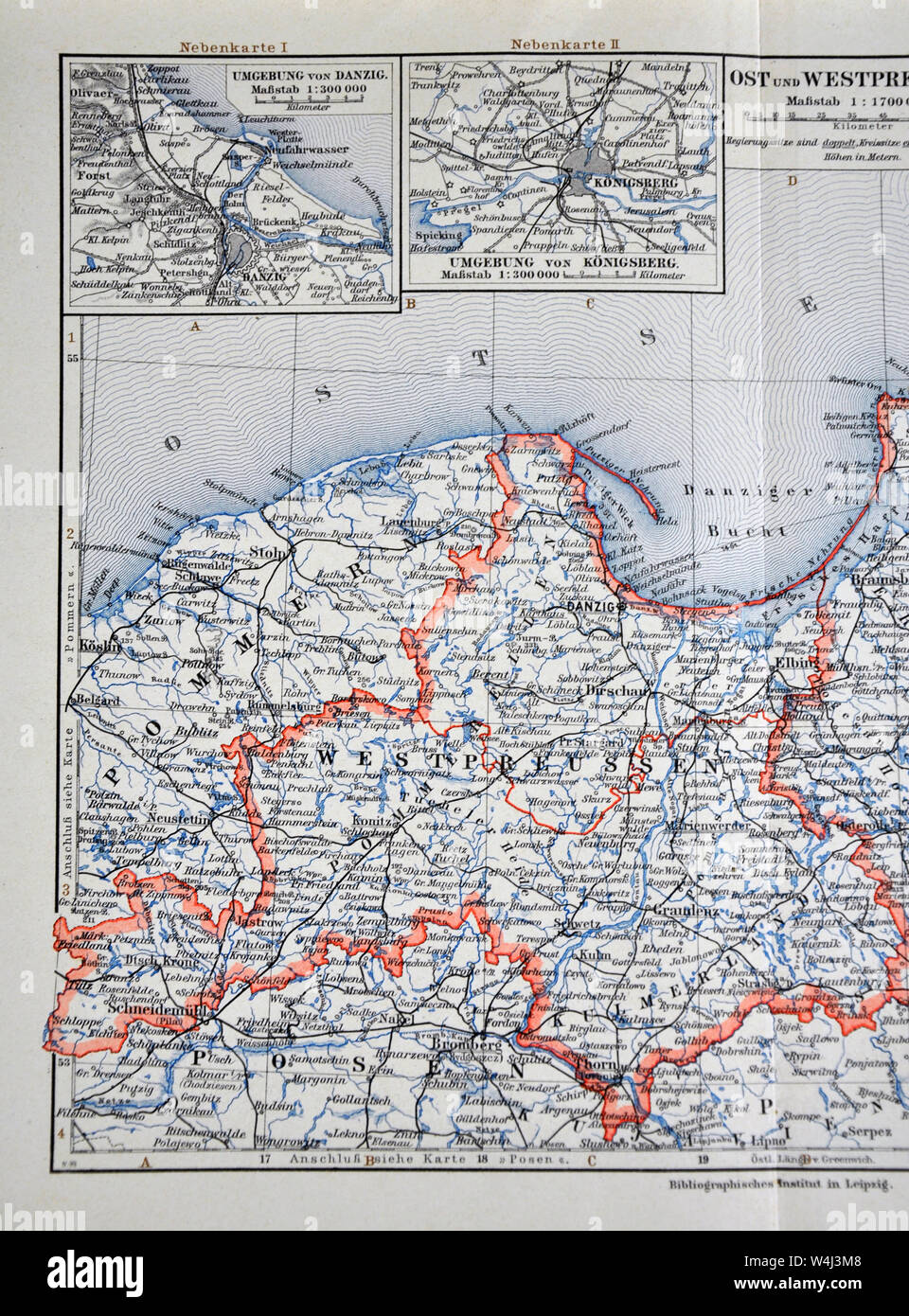 Germany map 1900 hi-res stock photography and images - Alamy