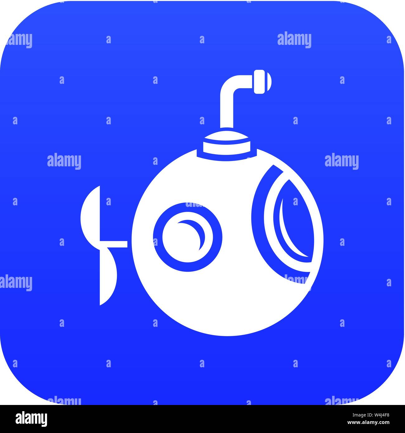 Round bathyscaphe icon, simple style Stock Vector Image & Art - Alamy