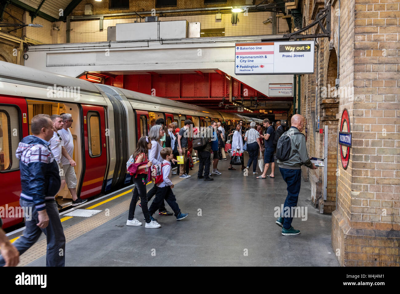Travel on London Underground Stock Photo - Alamy
