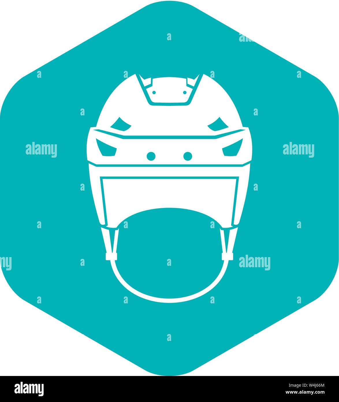 Hockey helmet icon, simple style Stock Vector Image & Art - Alamy