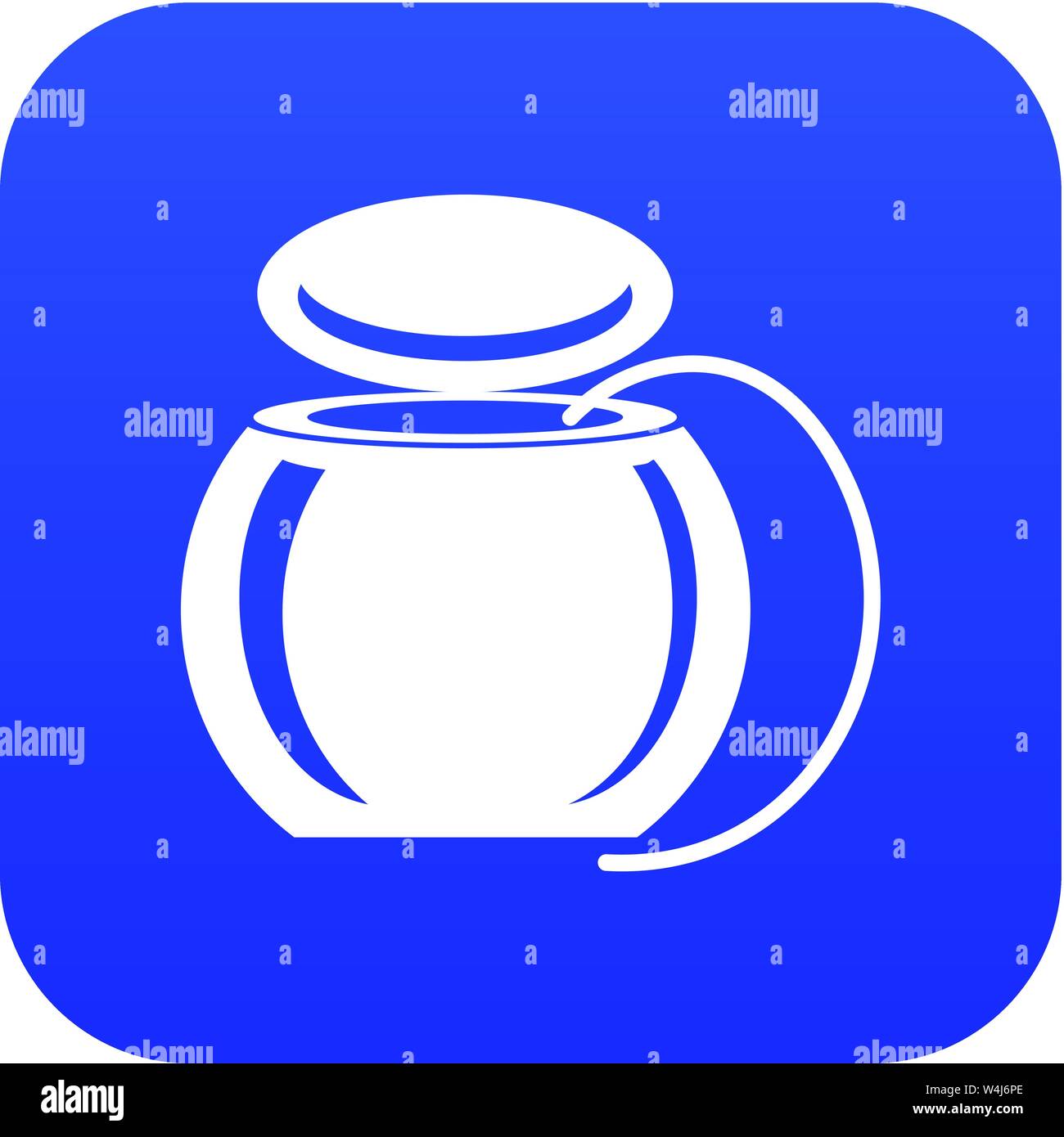 Dental floss icon, simple black style Stock Vector Image & Art - Alamy