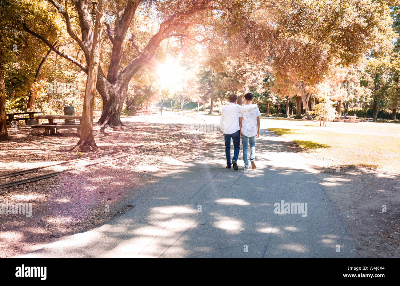 Father son walk hand in hi-res stock photography and images - Alamy