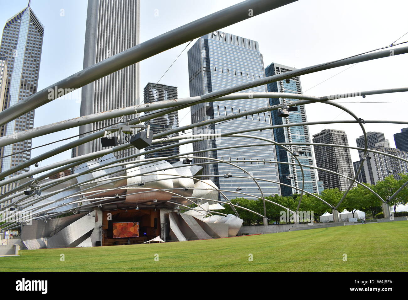 Millenium Park Chicago Stock Photo