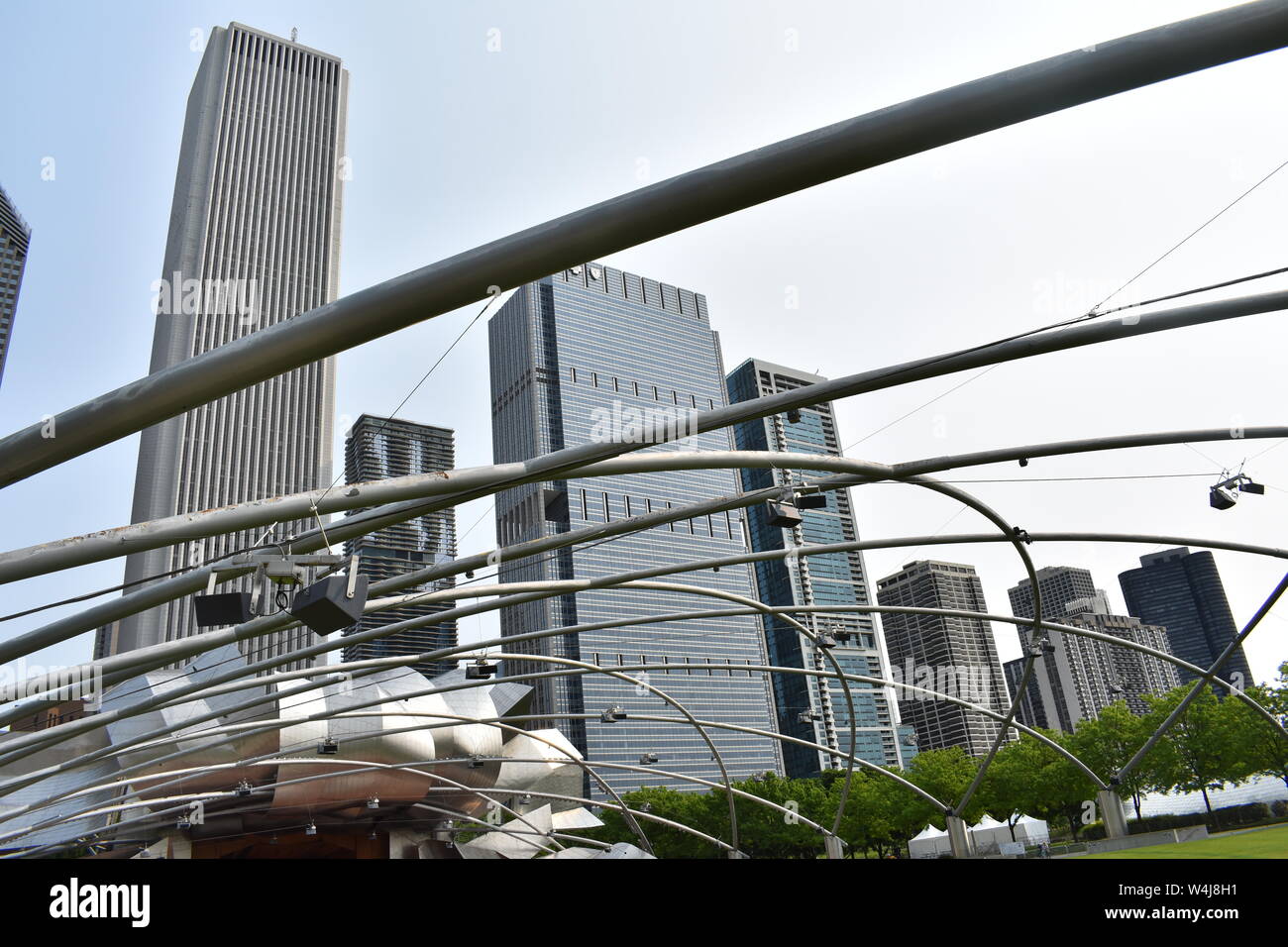 Millenium Park Chicago Stock Photo