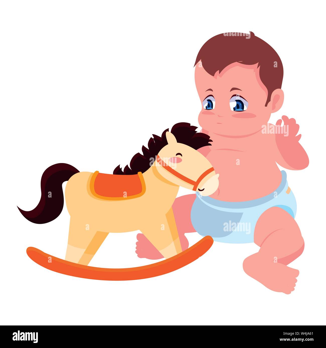 rocking horse baby boy