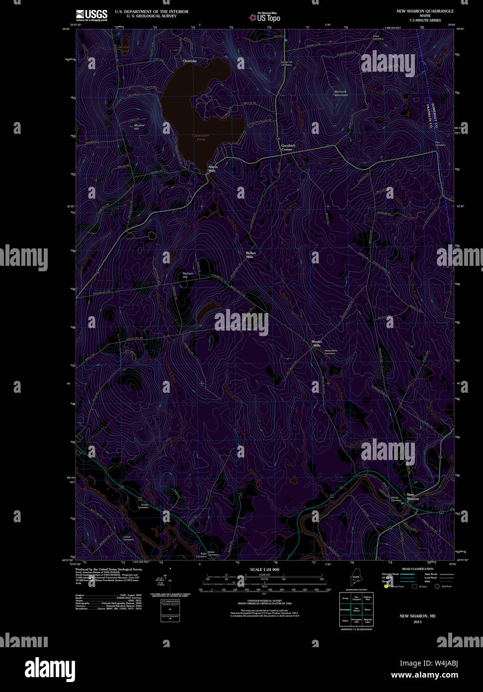 Map of sharon hires stock photography and images Alamy