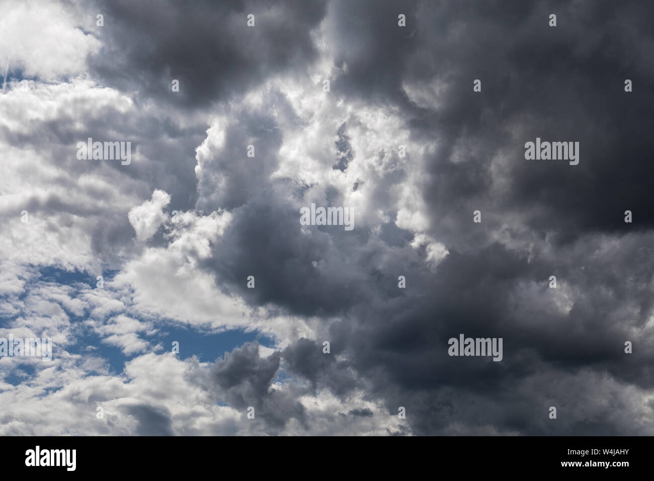Stormy sky and clouds Stock Photo