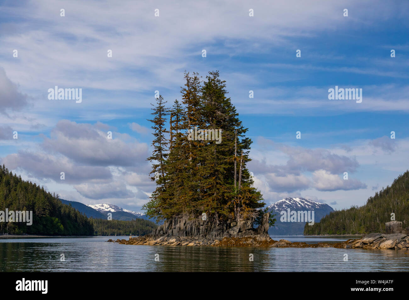 Prince William Sound, Chugach National Forest, Alaska. Stock Photo