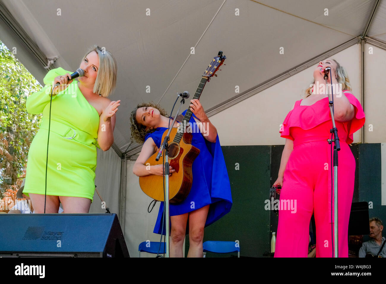 Rosie & the Riveters, Vancouver Folk Music Festival, Vancouver, British Columbia, Canada Stock Photo