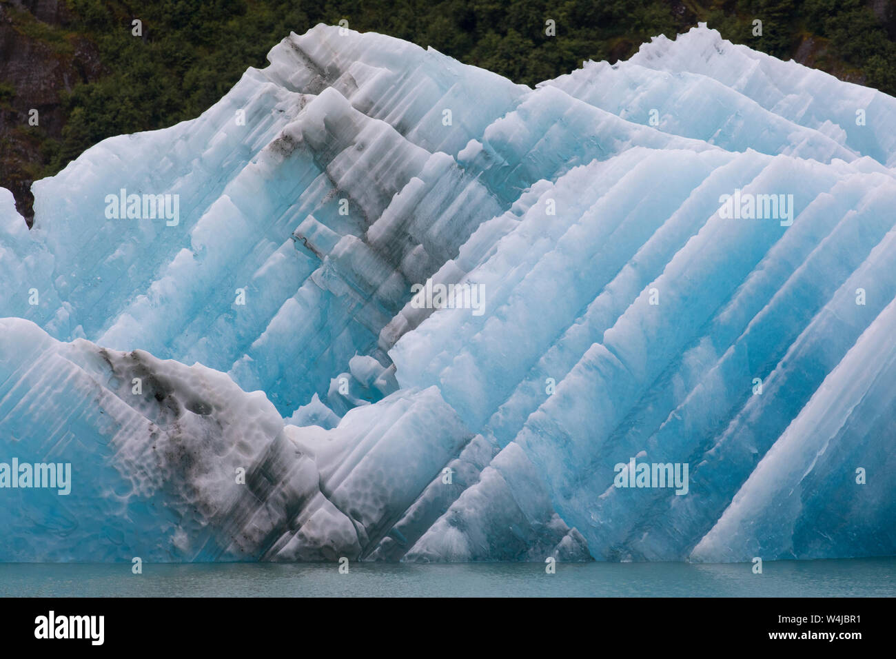 Iceberg. Endicott Arm, Alaska. Stock Photo
