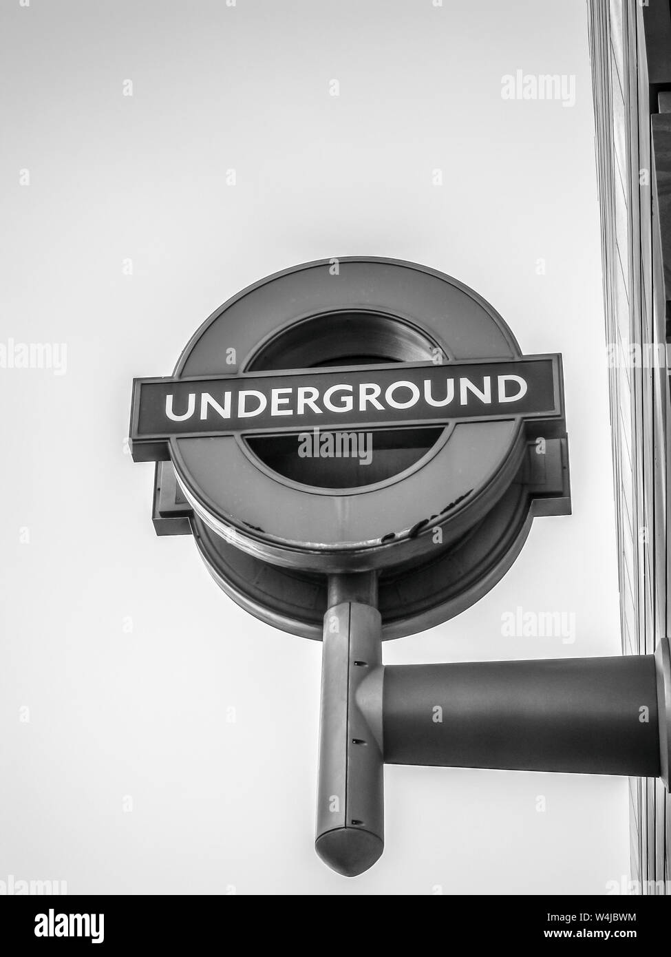 London Underground sign. London, England Stock Photo Alamy