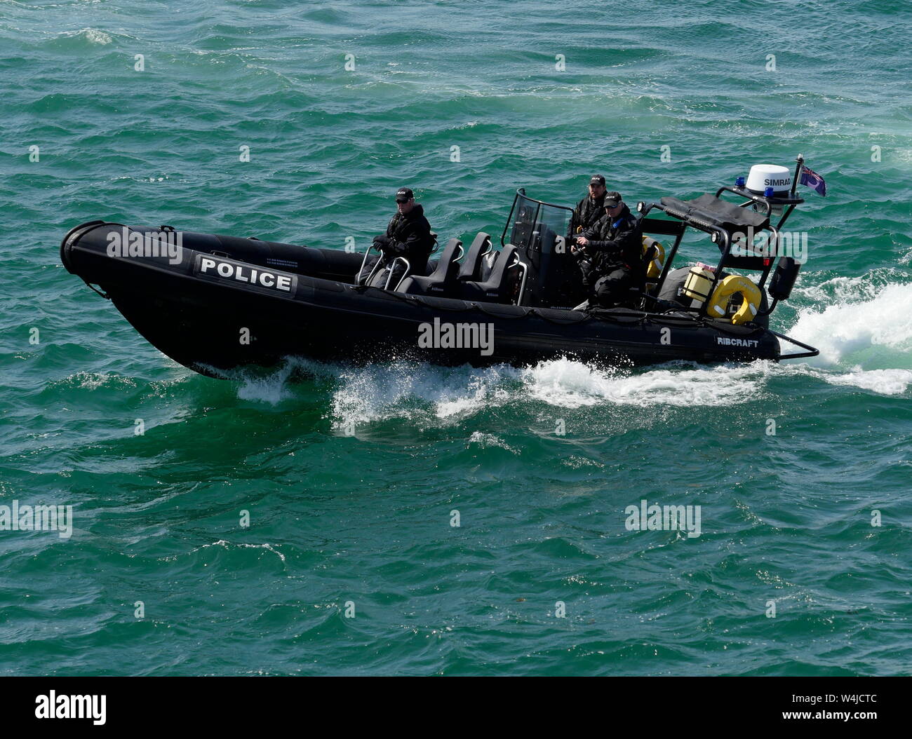 Rigid hulled inflatable boat rhib hi-res stock photography and images ...