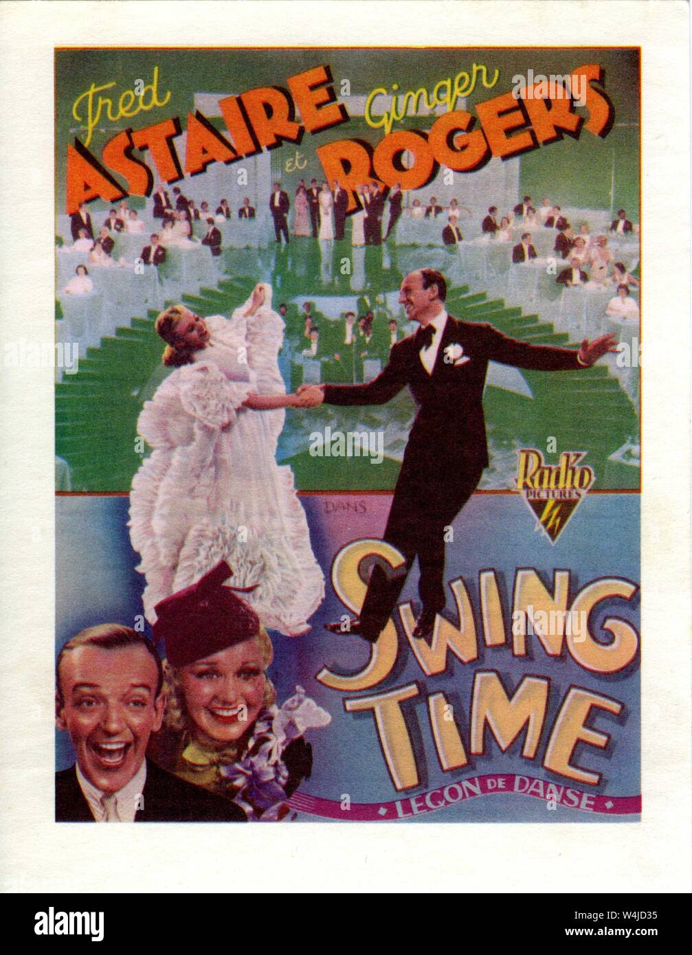 FRED ASTAIRE and GINGER ROGERS in SWING TIME 1936 director George