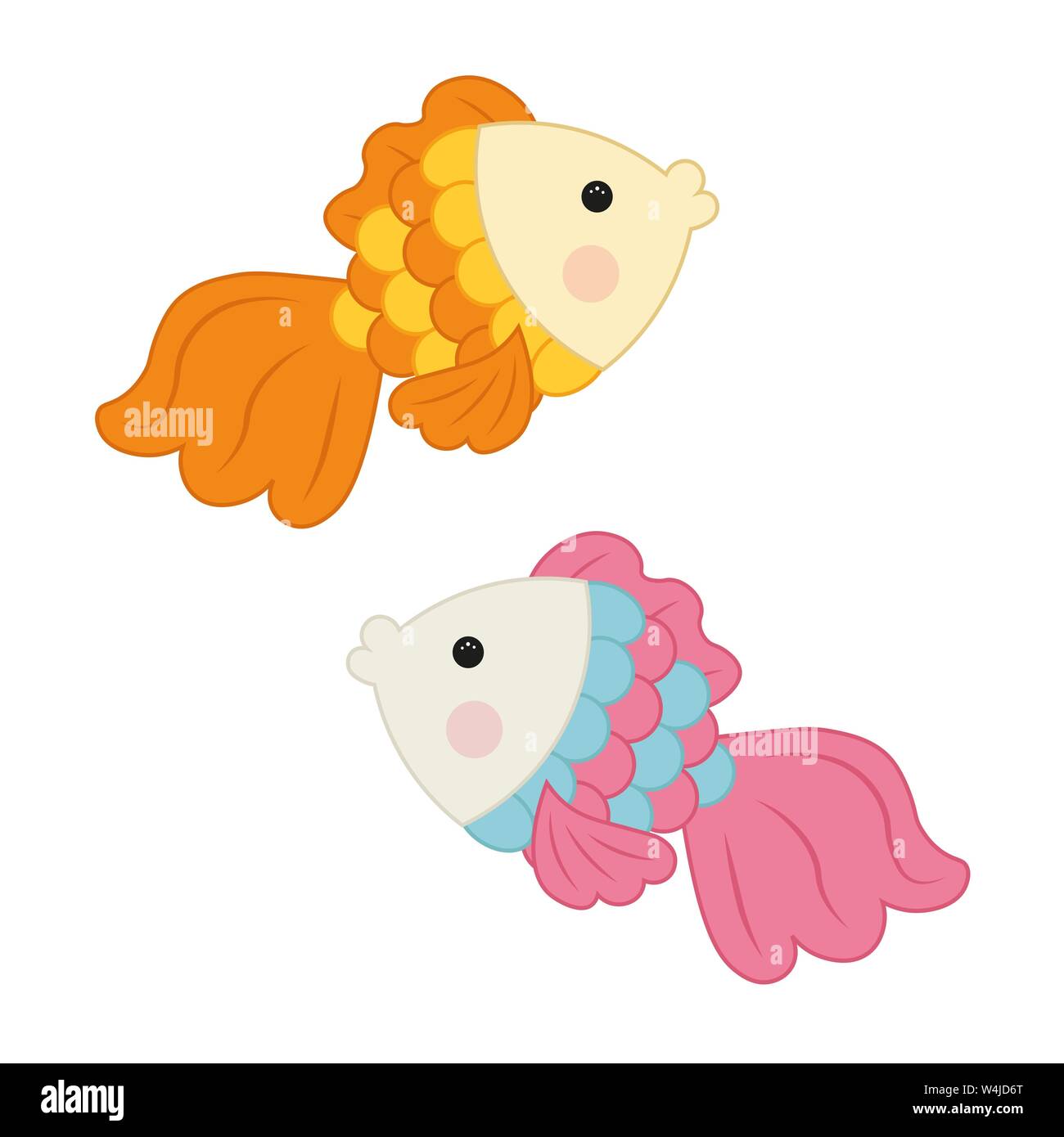 Fabulous pink fish and goldfish for children. set cute vector illustration of small fishes Stock Vector Image & Art - Alamy Fabulous pink fish and goldfish for children. set cute vector illustration of small fishes Stock Vector Image & Art - Alamy