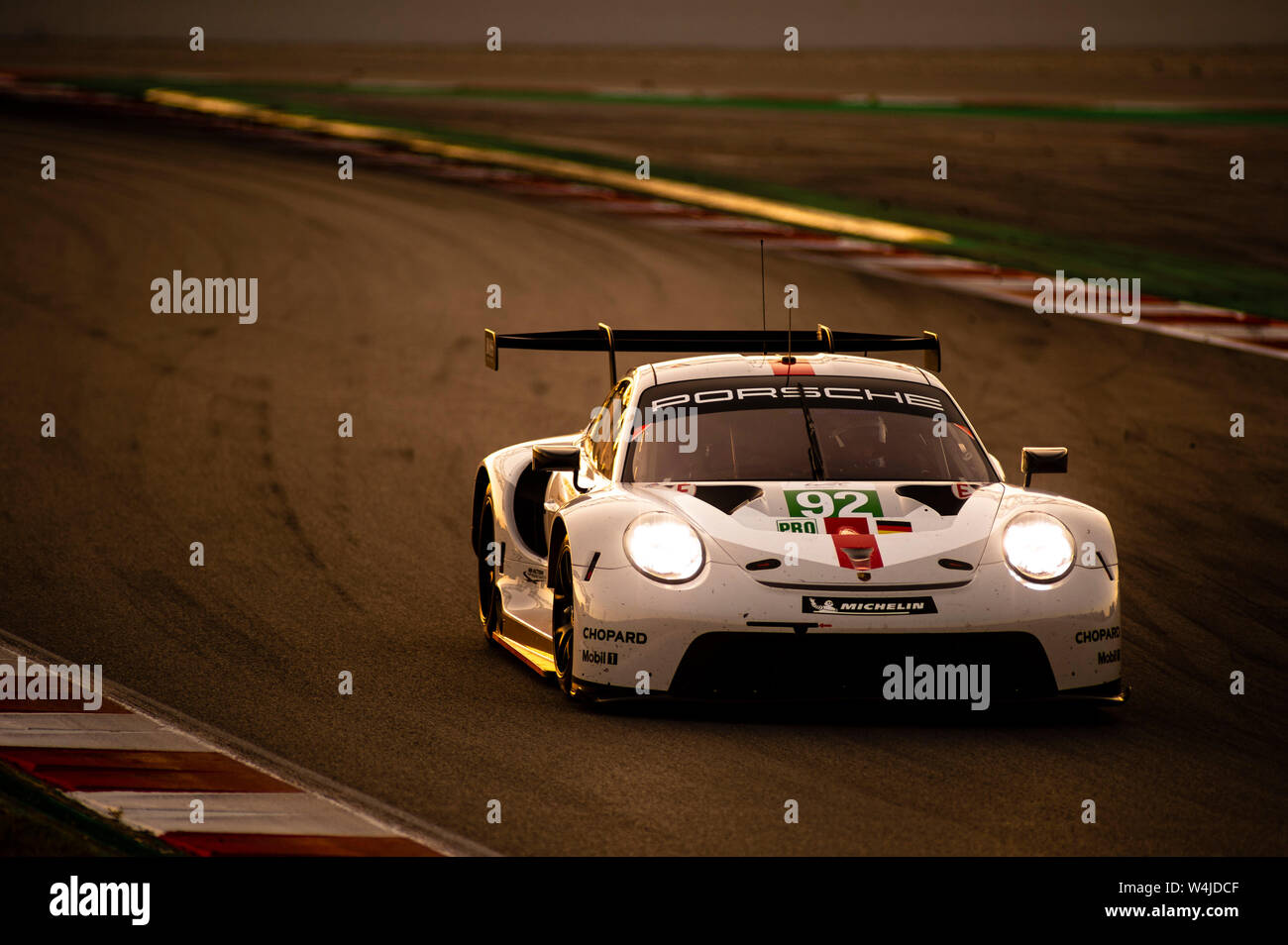 Catalunya Circuit, Barcelona, Spain. 23rd July, 2019. The Prologue FIA World Endurance Championship; the Porsche 911 RSR 19 of Michael Christensen and Kevin Estre in action Credit: Action Plus Sports/Alamy Live News Stock Photo