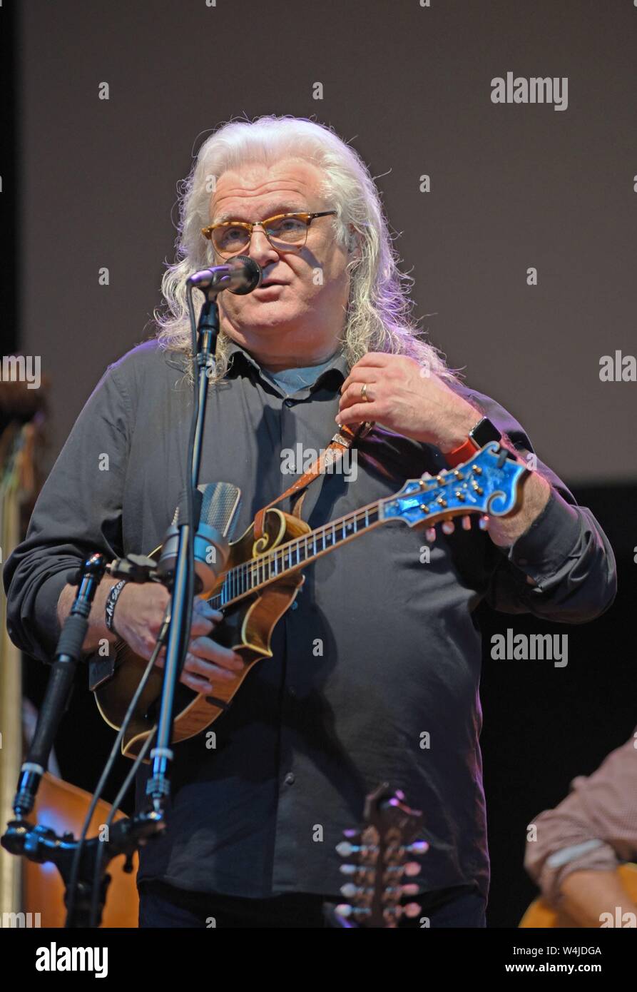 Hiawassee, GA, USA. 23rd July, 2019. Ricky Skaggs on stage for Ricky ...