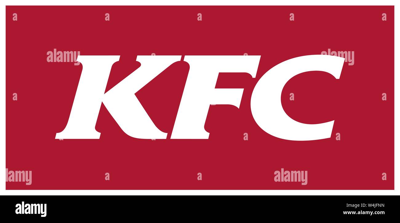 Logo, KFC, Kentucky Fried Chicken, Fast Food, Fast Food, Fast restaurant chain, Germany Stock Photo