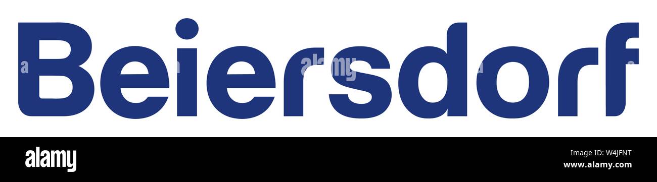 Logo, Beiersdorf, consumer goods group, Germany Stock Photo