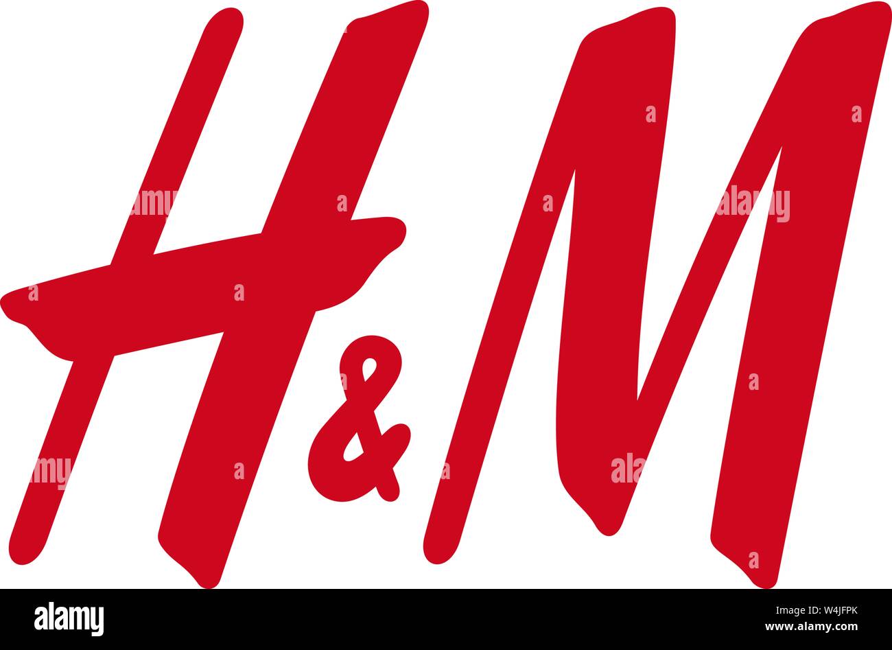 Logo, H&M, Hennes & Mauritz, clothing store, fashion brand, cutout, white  background, Germany Stock Photo - Alamy