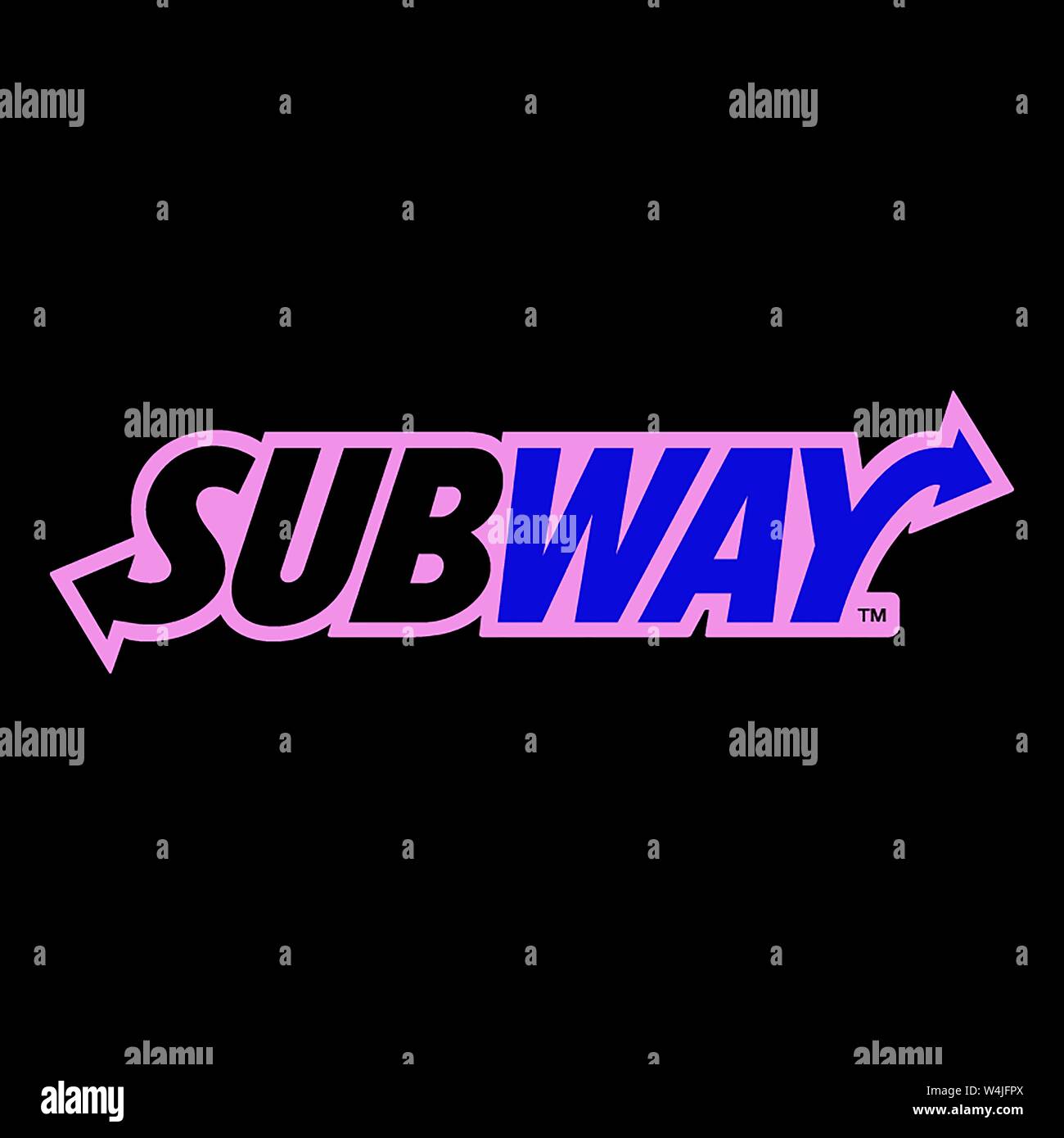 Logo, Subway, Fast Food, Fast restaurant chain, Germany Stock Photo