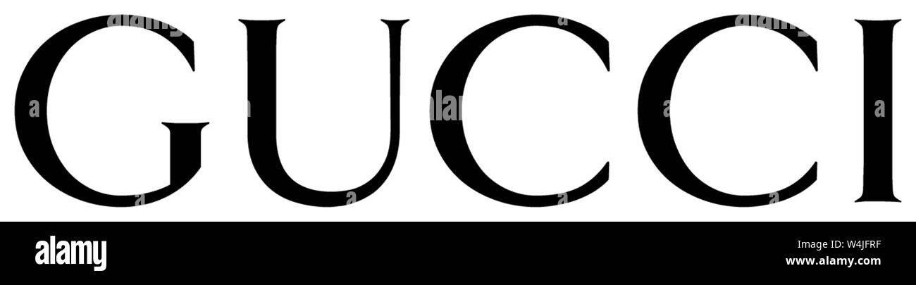 Logo, Gucci, fashion label, fashion group, luxury fashion, cutout, white  background, Germany Stock Photo - Alamy