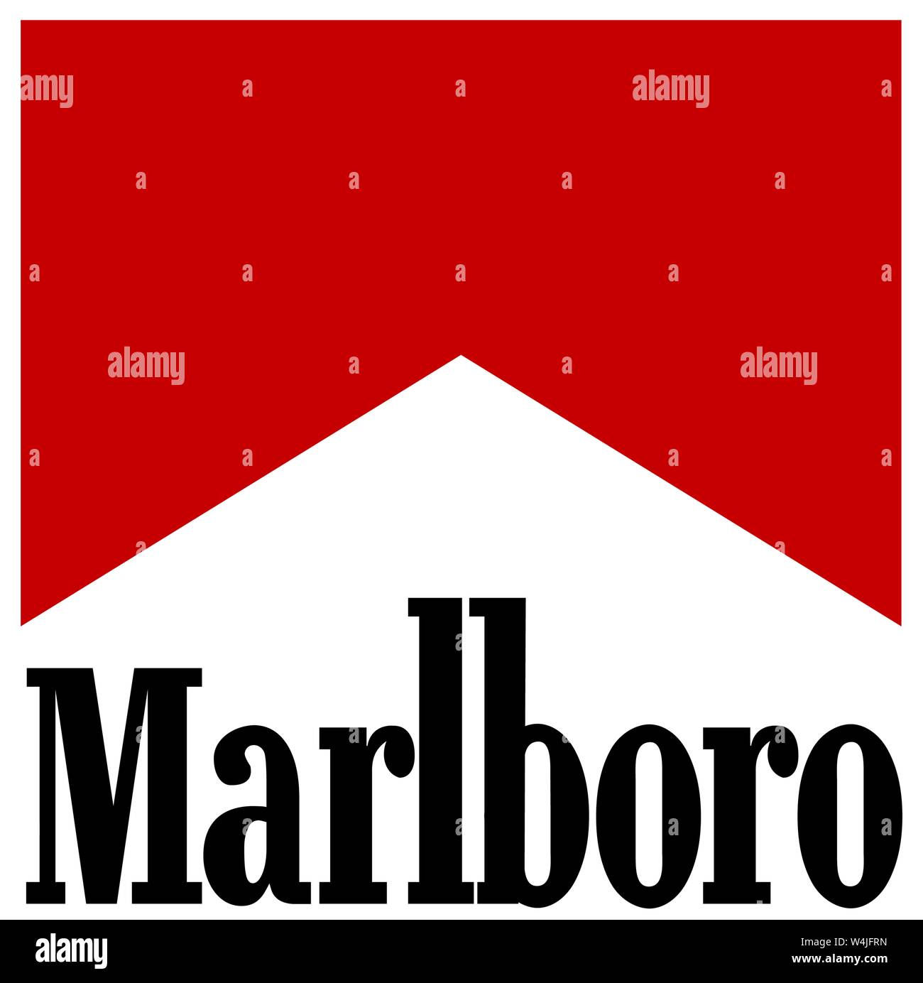 Logo, Marlboro, cigar brand, Germany Stock Photo