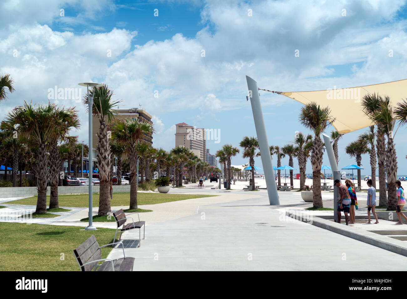 Downtown Gulf Shores, Alabama, USA Stock Photo Alamy