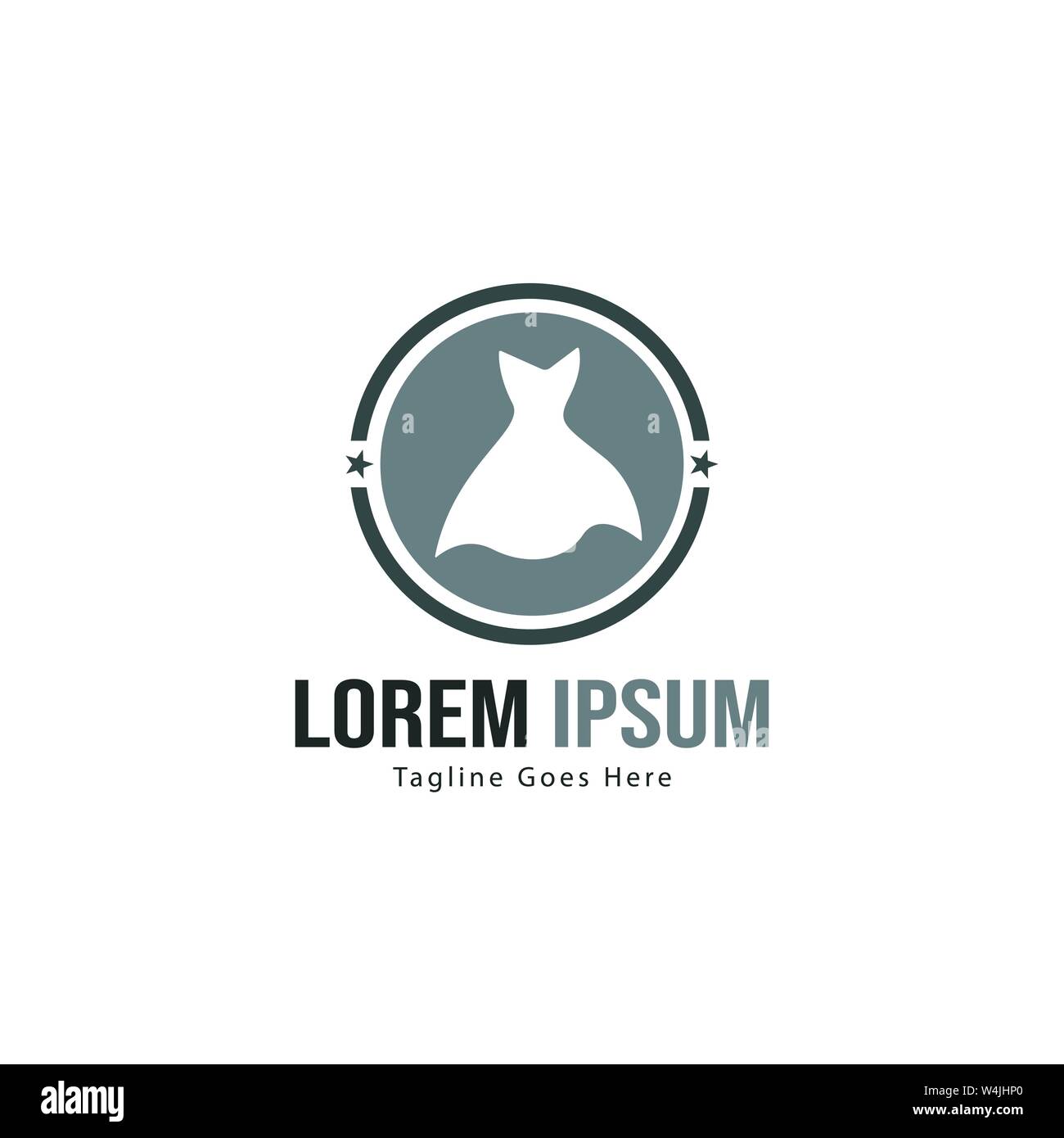 Boutique logo template design. minimalist Boutique logo with modern