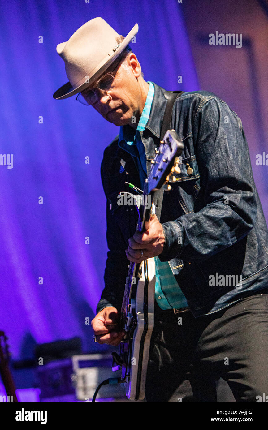 Milan Italy. 22 July 2019. Calexico and Iron & Wine performs together