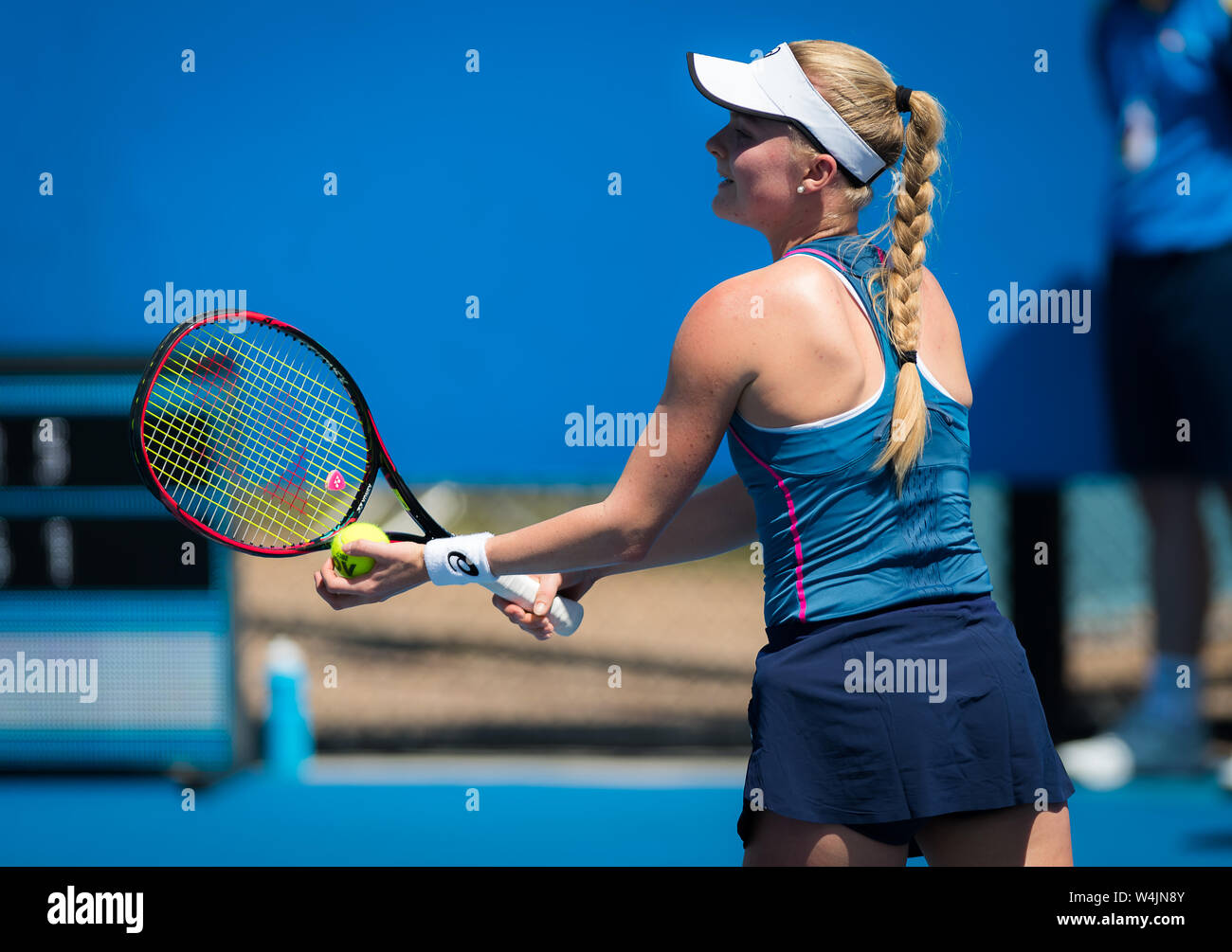Harriet Dart of Great Britain in action during qualifications at the