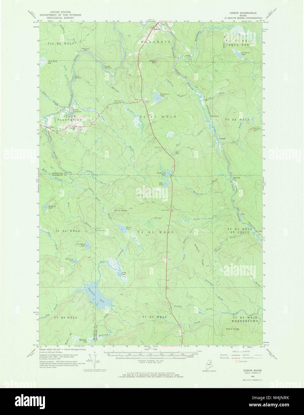 Map of oxbow hires stock photography and images Alamy