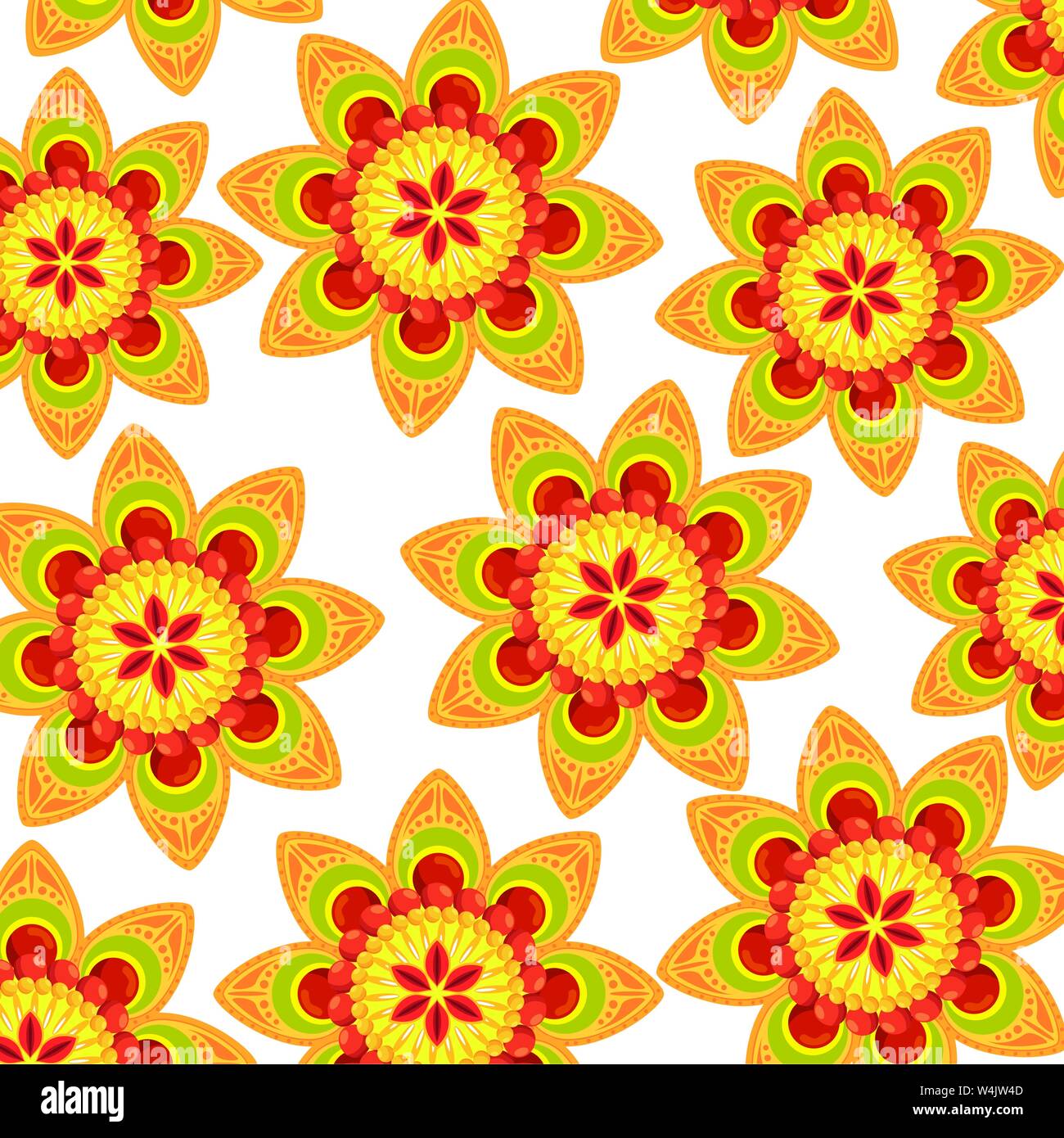 decorative set of mandalas ethnic boho style pattern Stock Vector Image ...