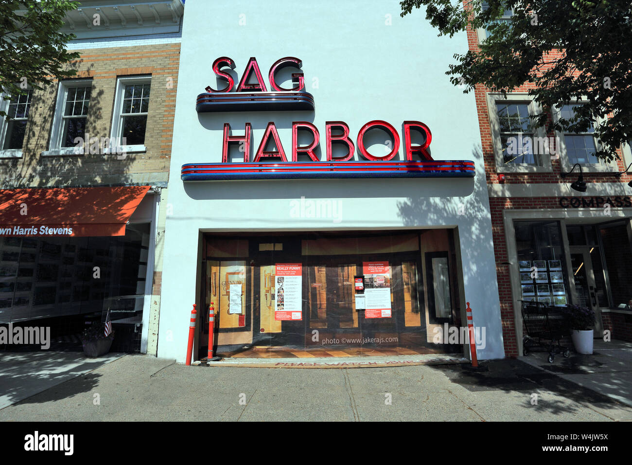 Sag Harbor Cinema Long Island New York Stock Photo