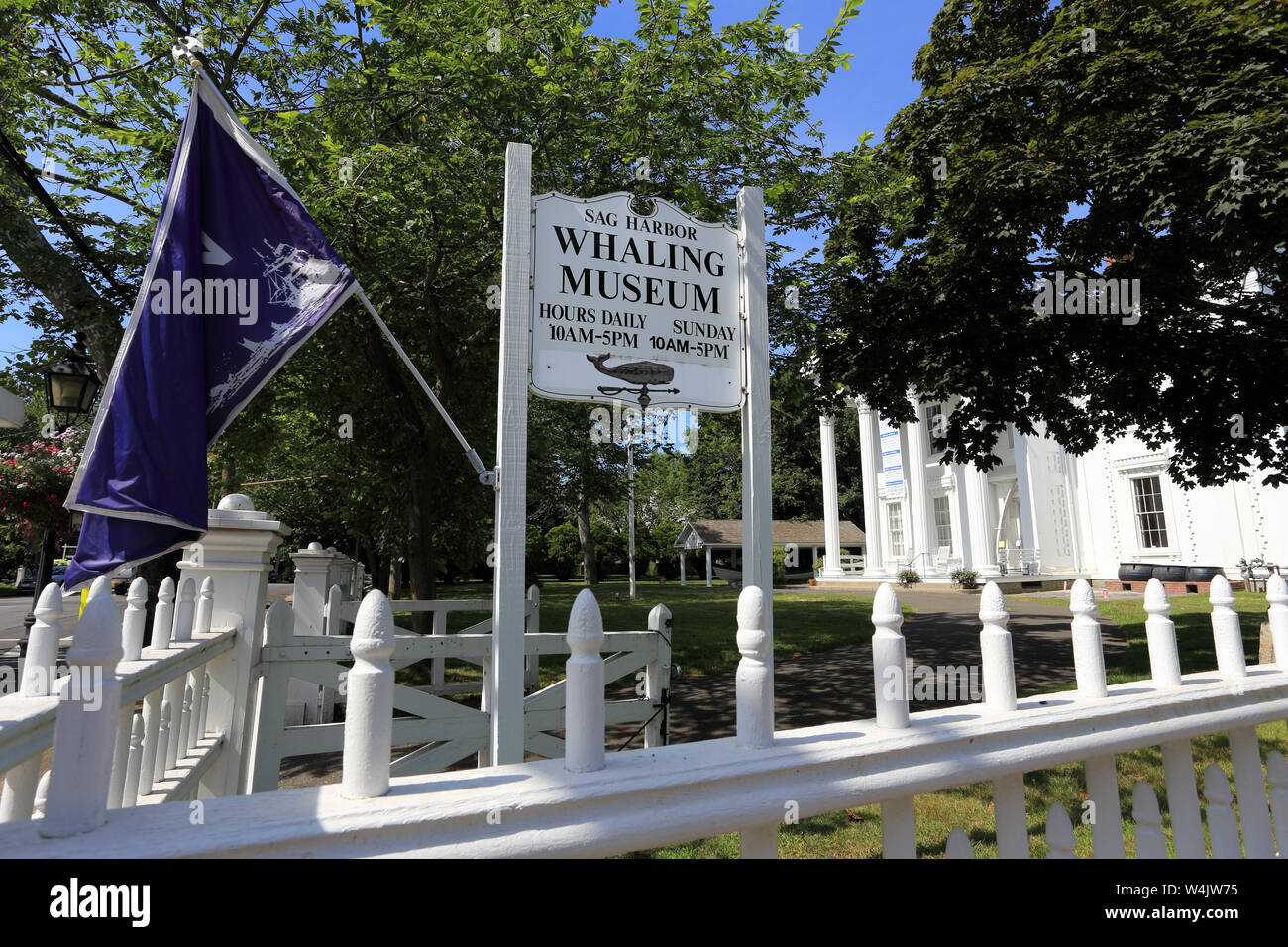 Sag Harbor Whaling and Historical Museum Long Island New York Stock Photo
