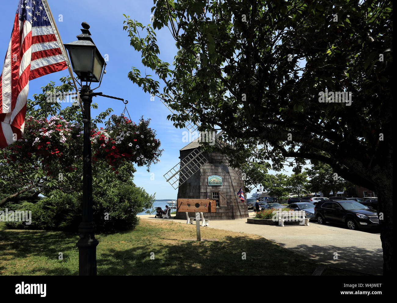 Village of Sag Harbor Long Island New York Stock Photo