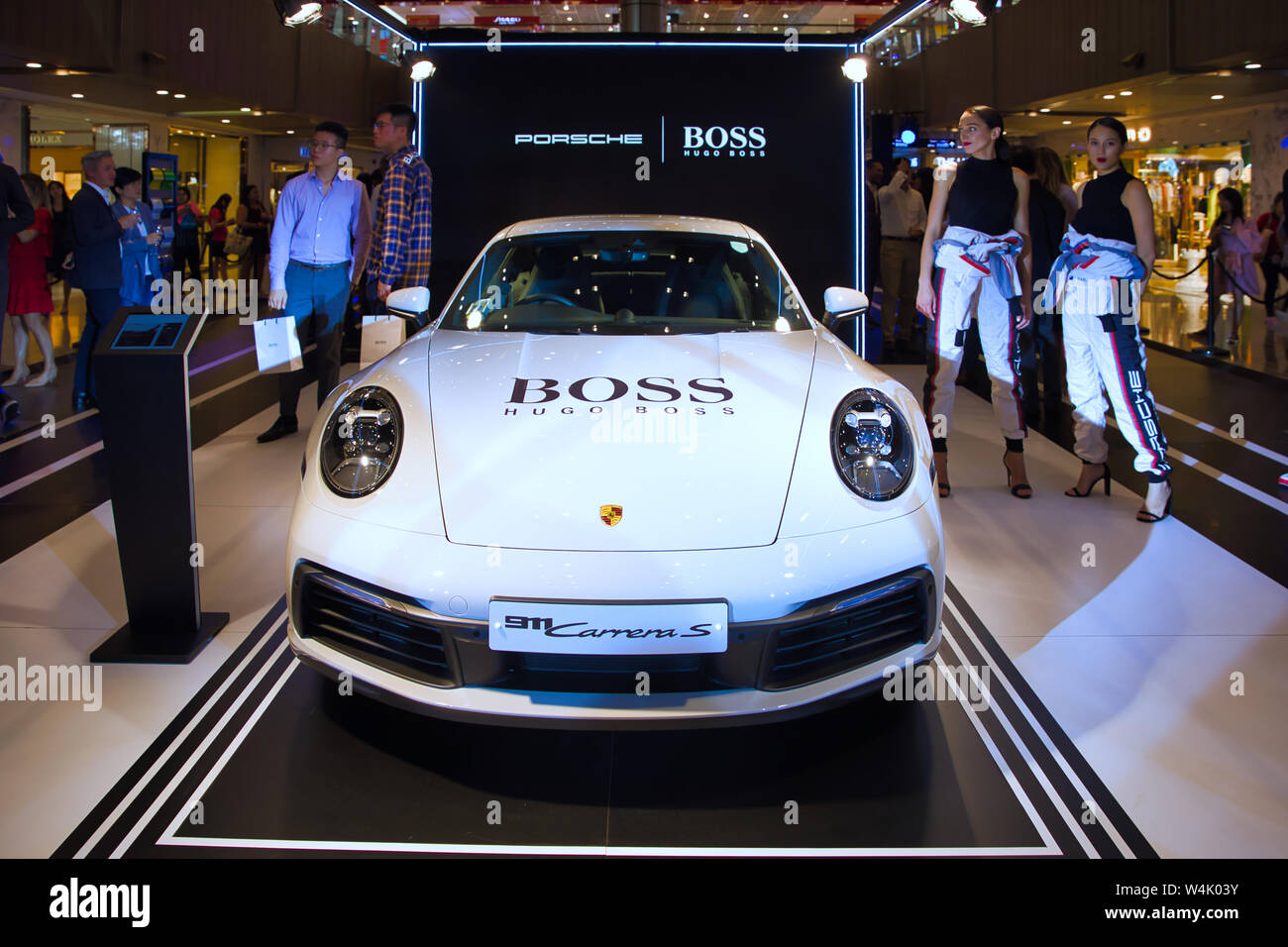 Porsche 911 (992) launch event Singapore Hugo Boss Stock Photo - Alamy
