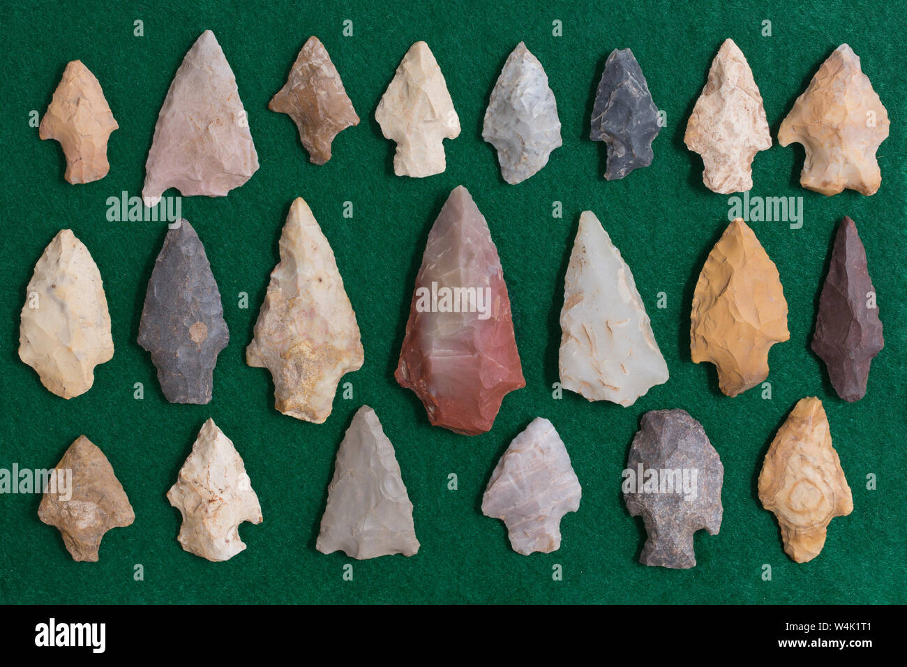 Arrowheads found in Northeast Louisiana Stock Photo Alamy